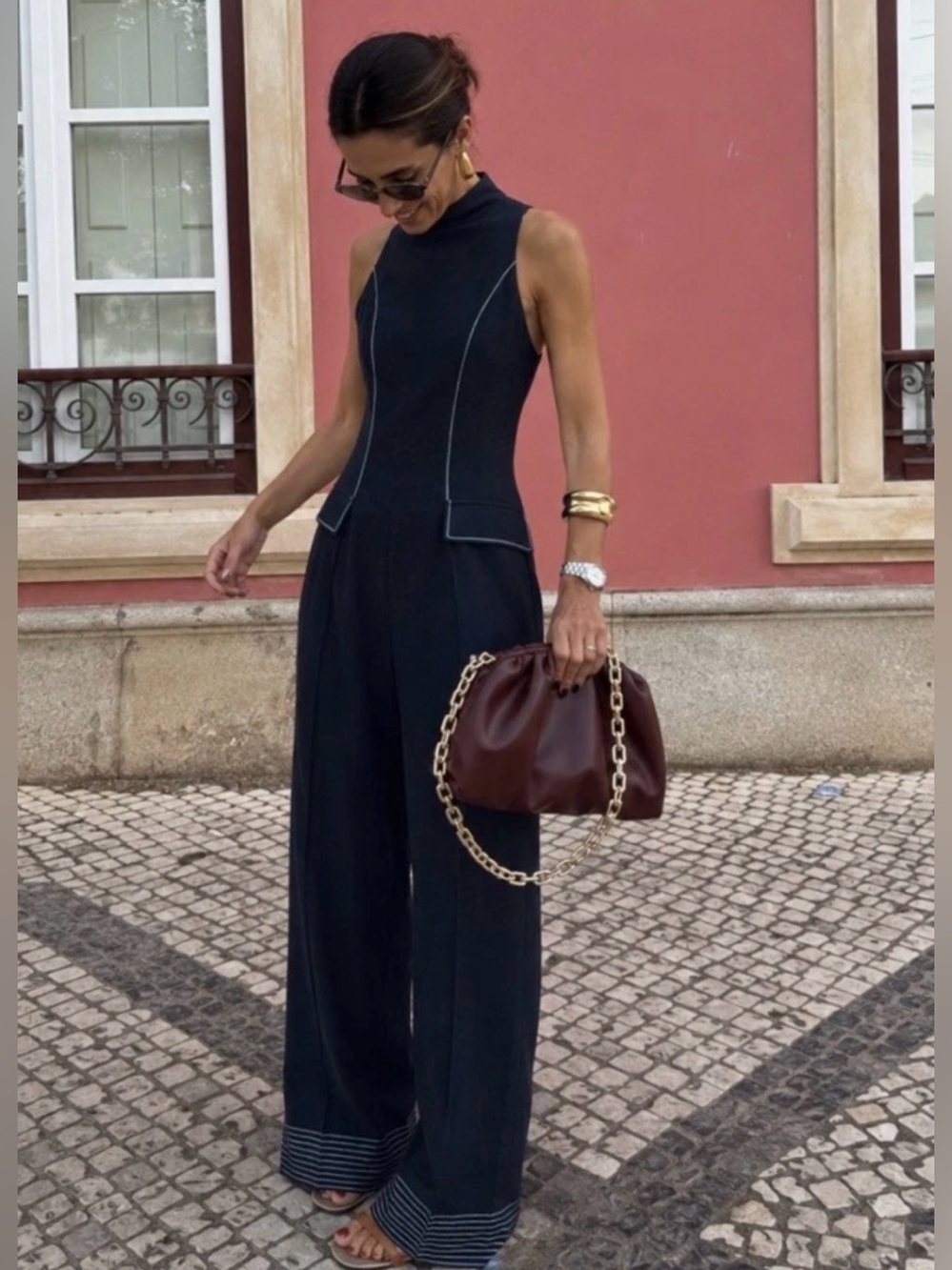 🔥🔥Zara linen halter jumpsuit
